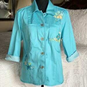 𝅺Napa Valley Vintage‎ Embroidery Jacket